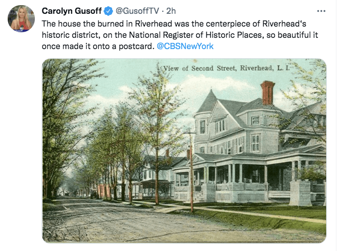 La mansión histórica donde falleció una familia migrante guatemalteca.