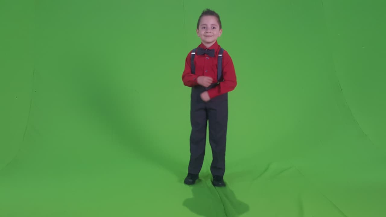 El Morris nos mostró sus mejores movimientos para el baile navideño.