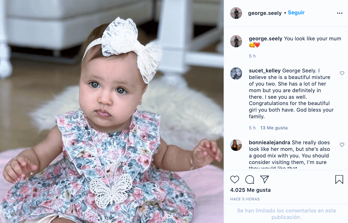 Finalmente puso en línea esta imagen, también tomada del Instagram de la pequeña. En la descripción anotó: "Luces como tu mamá".