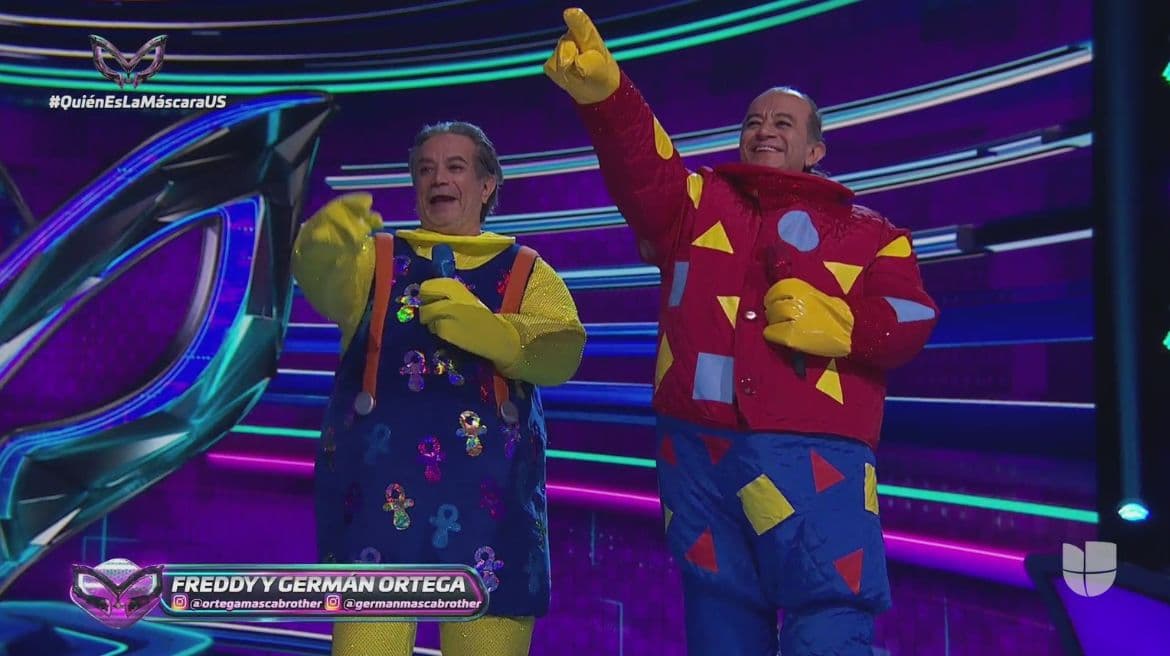 Freddy y Germán Ortega en ¿Quién es la Máscara?