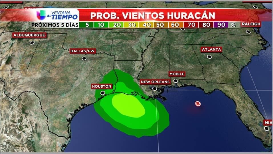 Costas texanas se ven amenazadas por sistema en el Golfo