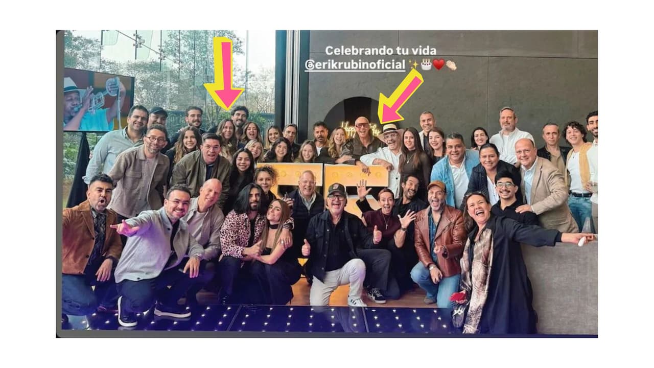 Así celebró Andrea Legarreta el cumpleaños de su exesposo, Erik Rubín.