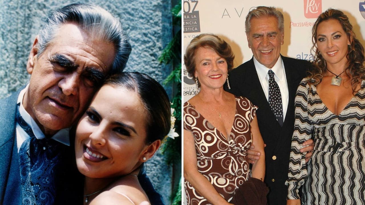 Eric del Castillo y su familia: su hija menor Kate del Castillo, su esposa Kate Trillo y su hija mayor Verónica del Castillo