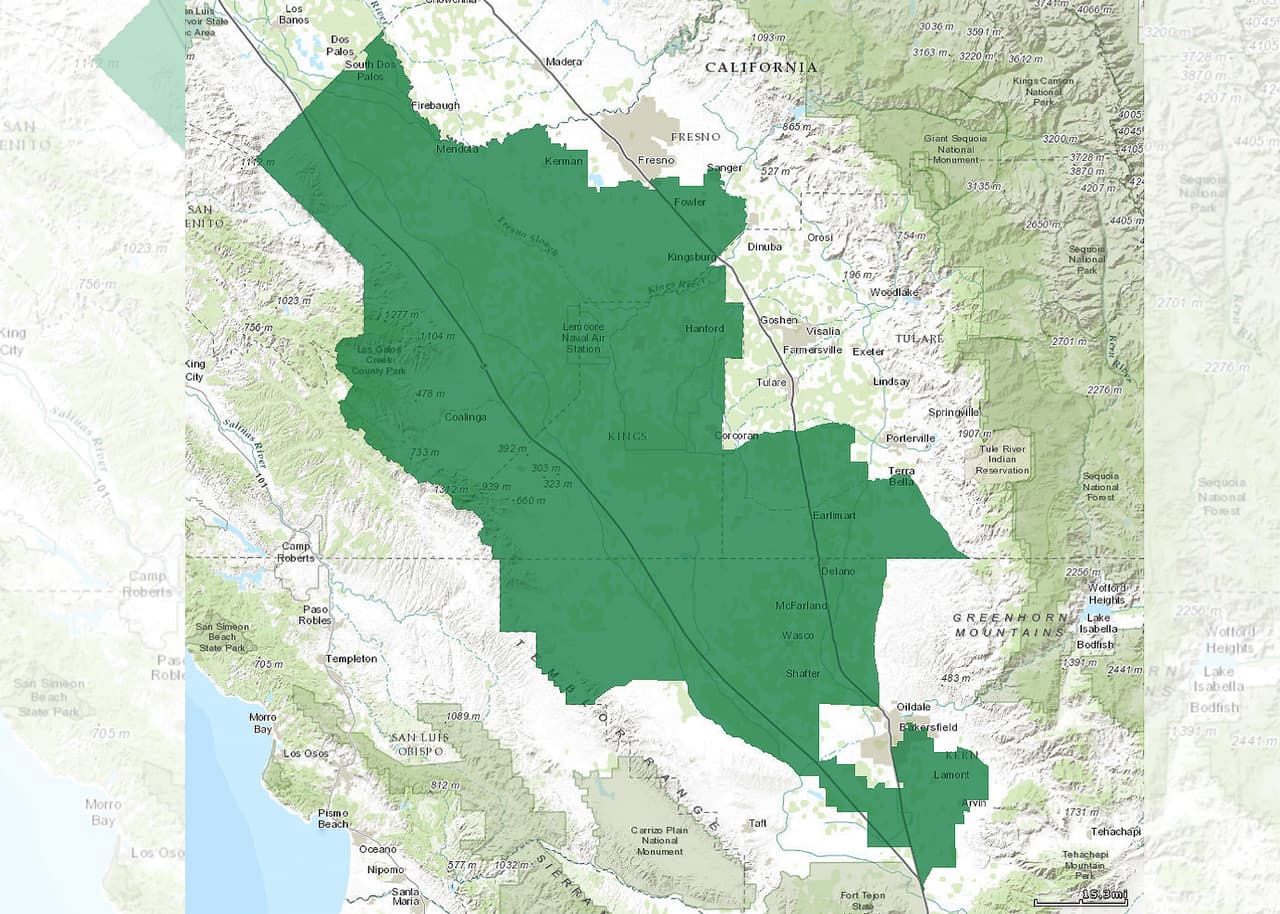 Distrito 21, Fresno, Tulare, Kings y Kern