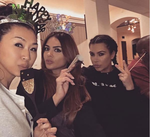 Aunque ahora vimos a Kim bastante "fachosita".