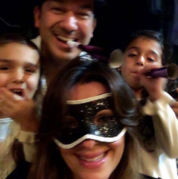 Bárbara Bermudo también celebró en familia.