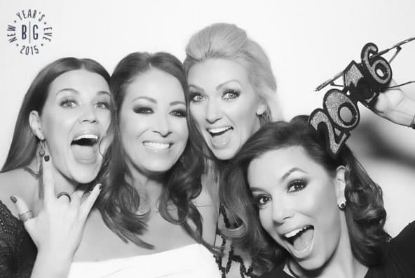 ¡Eva Longoria! Quien también tuvo una gran celebración.