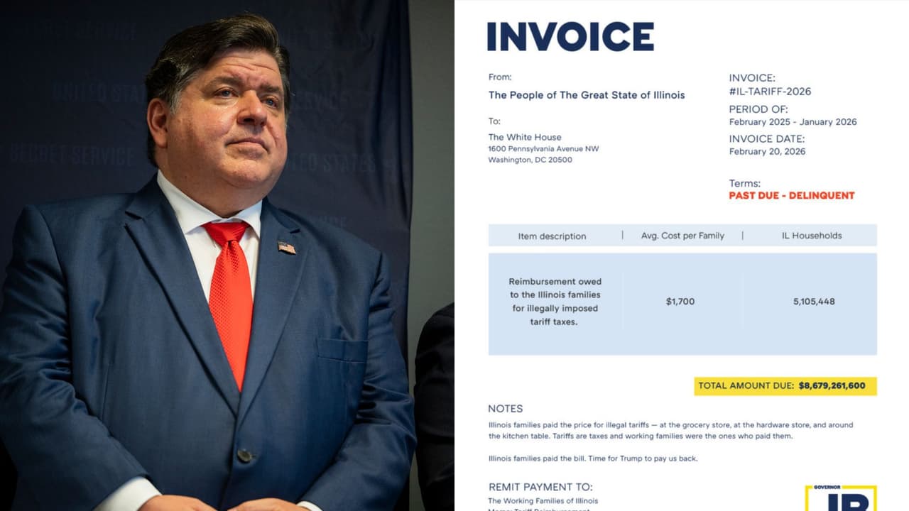 Pritzker le cobra $8,6 mil millones a Trump para familias de Illinois tras el fallo de la Corte Suprema