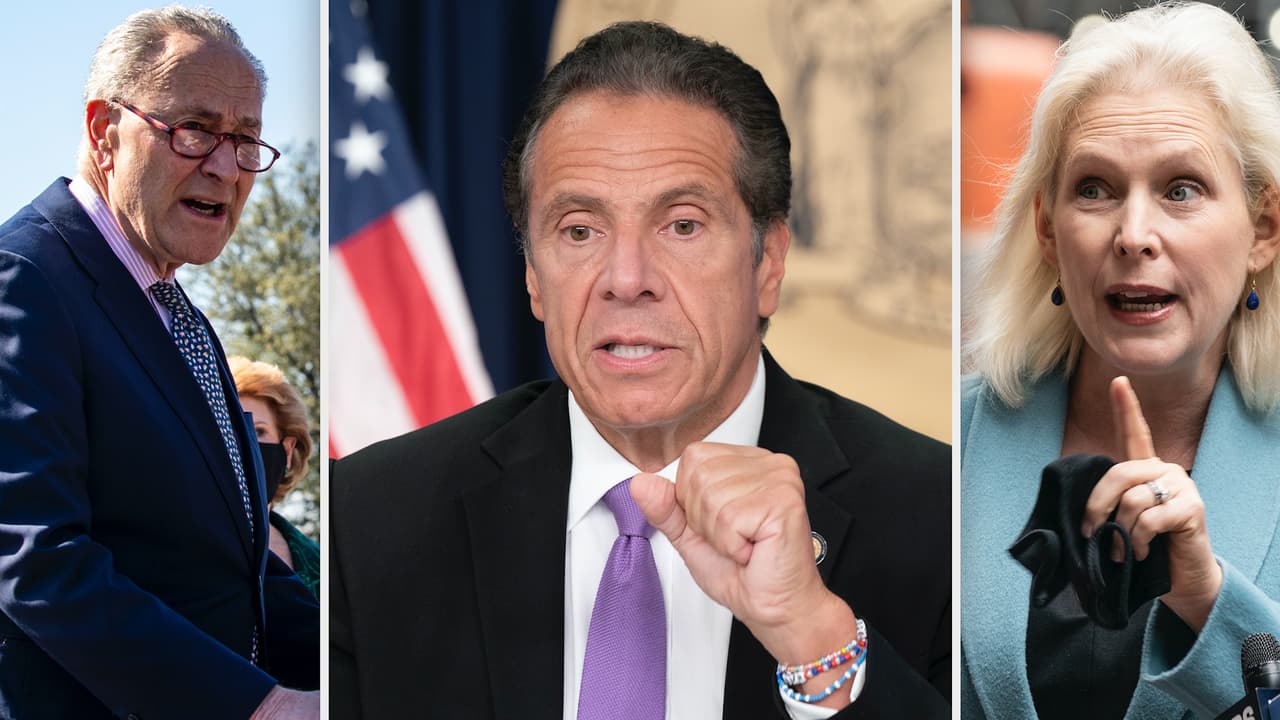 Schumer y Gillibrand se unen a las decenas de políticos de Nueva York que piden la renuncia de Cuomo