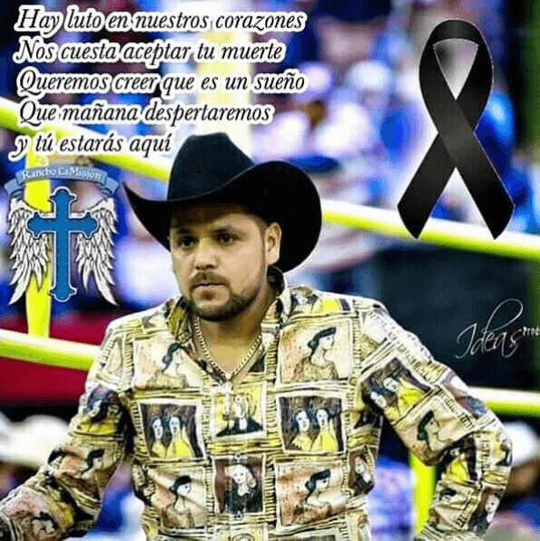 <b>Julián Figueroa</b> confirmó la muerte de su primo Hugo el 31 de enero de 2019 con esta publicación en su cuenta de Instagram.