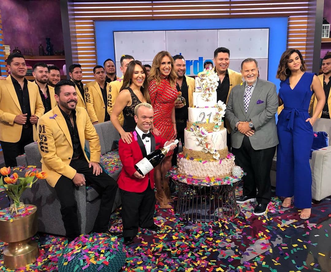 Por su parte, Raúl de Molina compartió otro momento de la celebración en la que estuvo presente la Banda MS.
