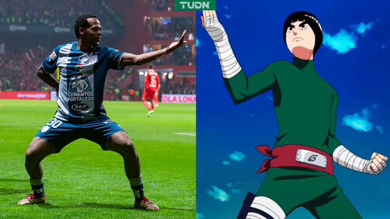 Romario Ibarra festejó a lo Naruto en el Toluca vs Pachuca, Final de ida de Liga MX