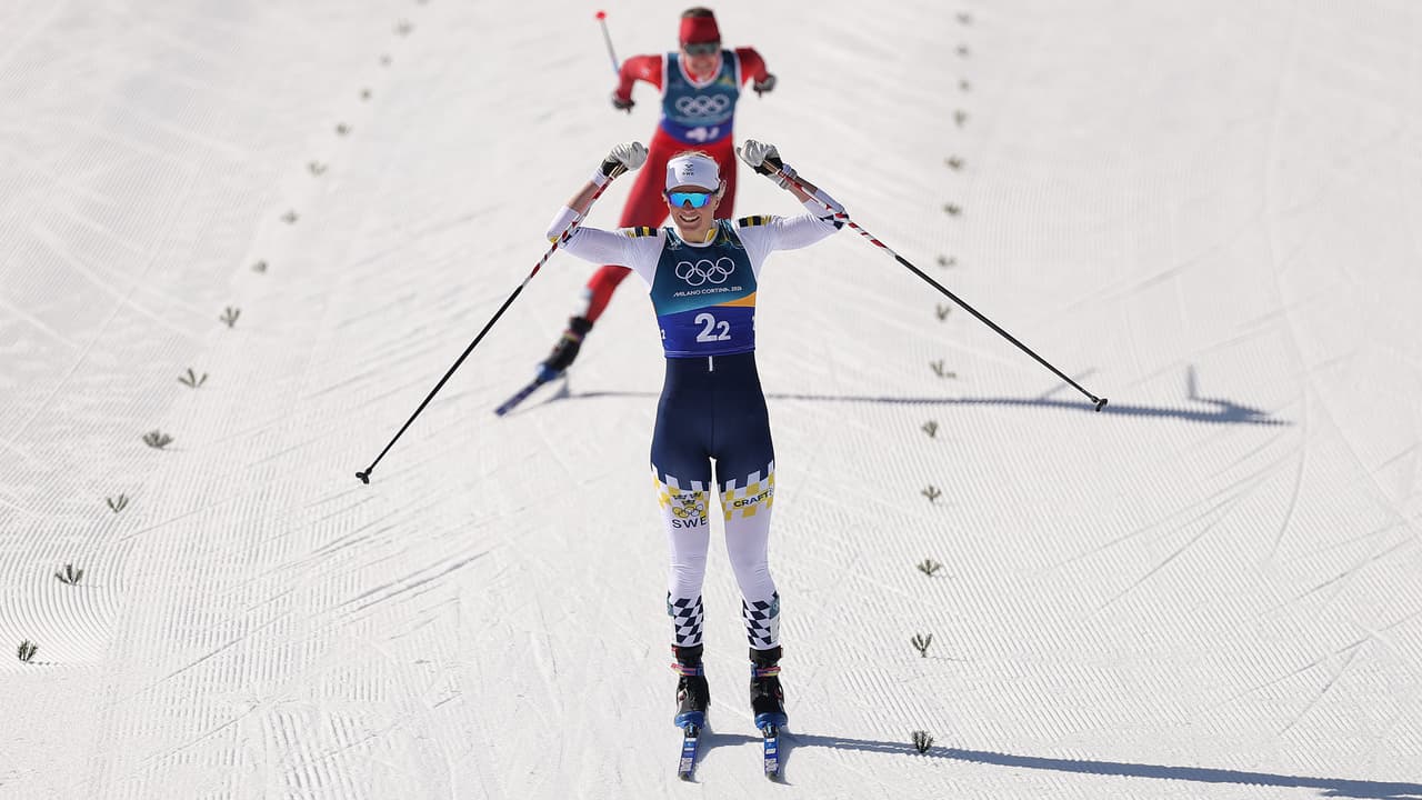 Suecia conquista en oro en el sprint clásico femenino del esquí de fondo