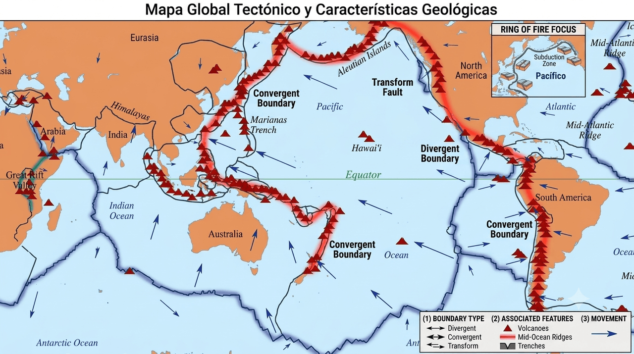 ¿Qué es el Anillo de Fuego y qué tiene que ver con los terremotos?