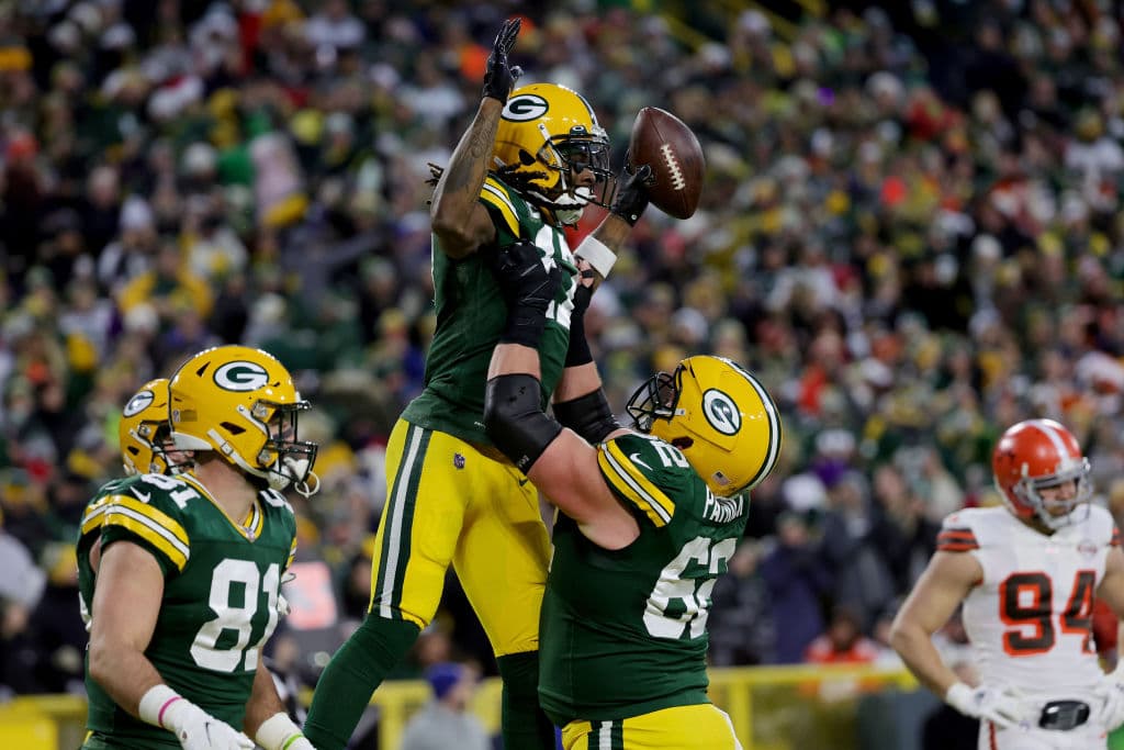 Los Packers sufren de más frente a los Browns, pero la defensa aparece y vencen 22-24 a los comandados por Baker Mayfield.