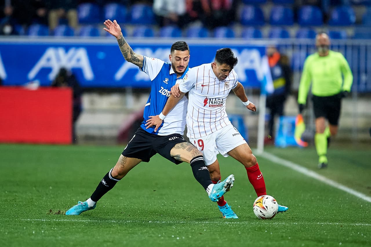 Sevilla se atasca en Mendizorroza ante un Alavés que estuvo más cerca de llevarse los tres puntos ante el sublíder.