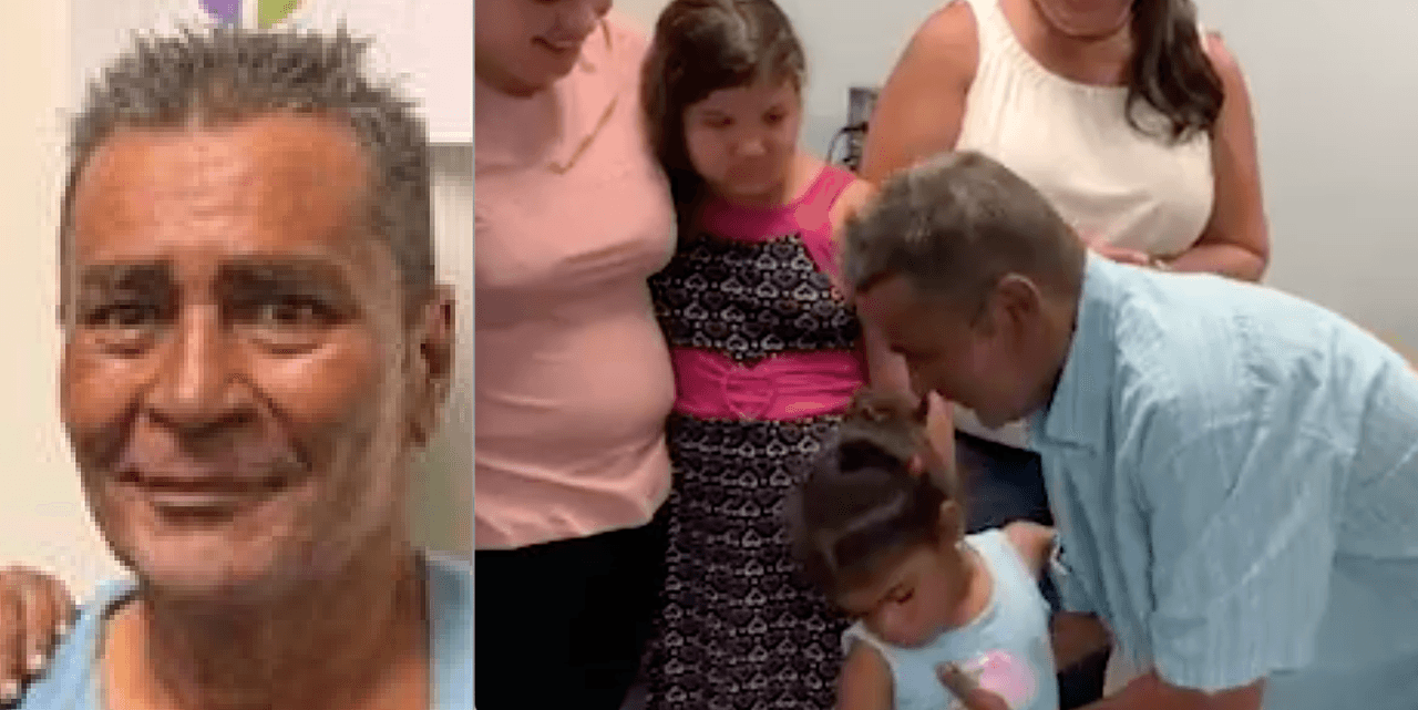 Este desamparado hispano se reunió con su familia después de 24 años gracias a la ayuda de un policía de Nueva Jersey