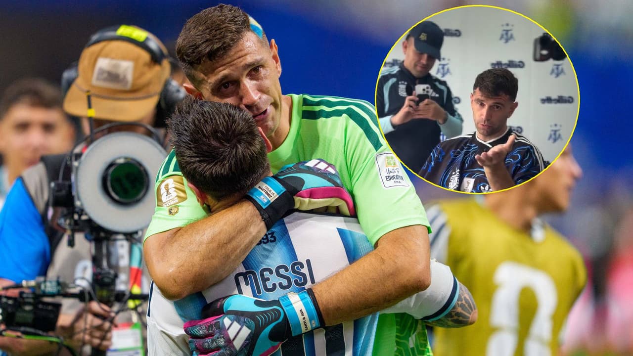 El nuevo look de Dibu para el adiós de Messi