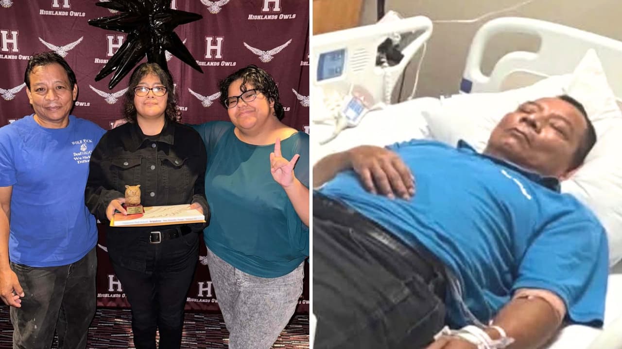 Dos jóvenes con discapacidad piden ayuda para costear los gastos médicos de su padre con cáncer en San Antonio