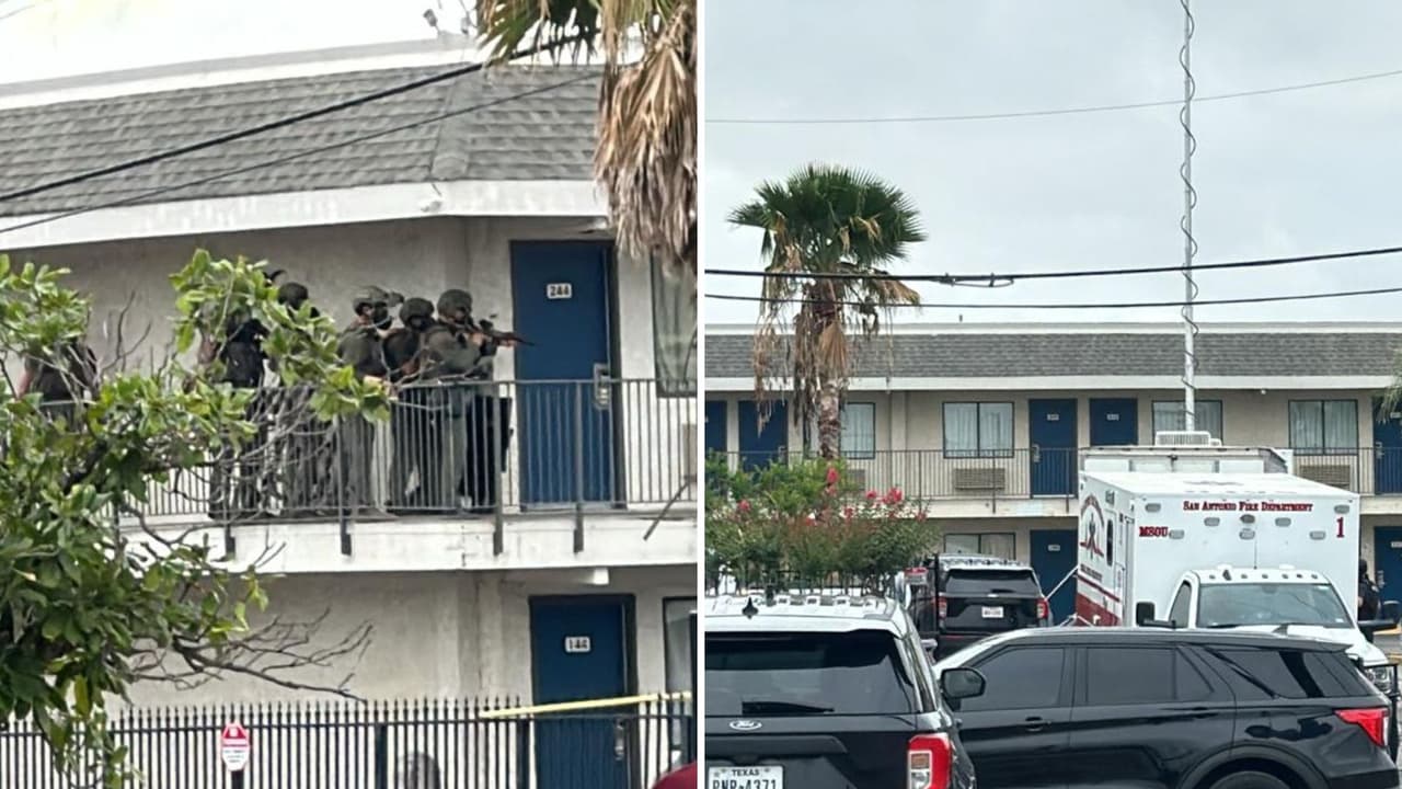 Un hombre causa movilización al atrincherarse en un Motel 6 al norte de San Antonio