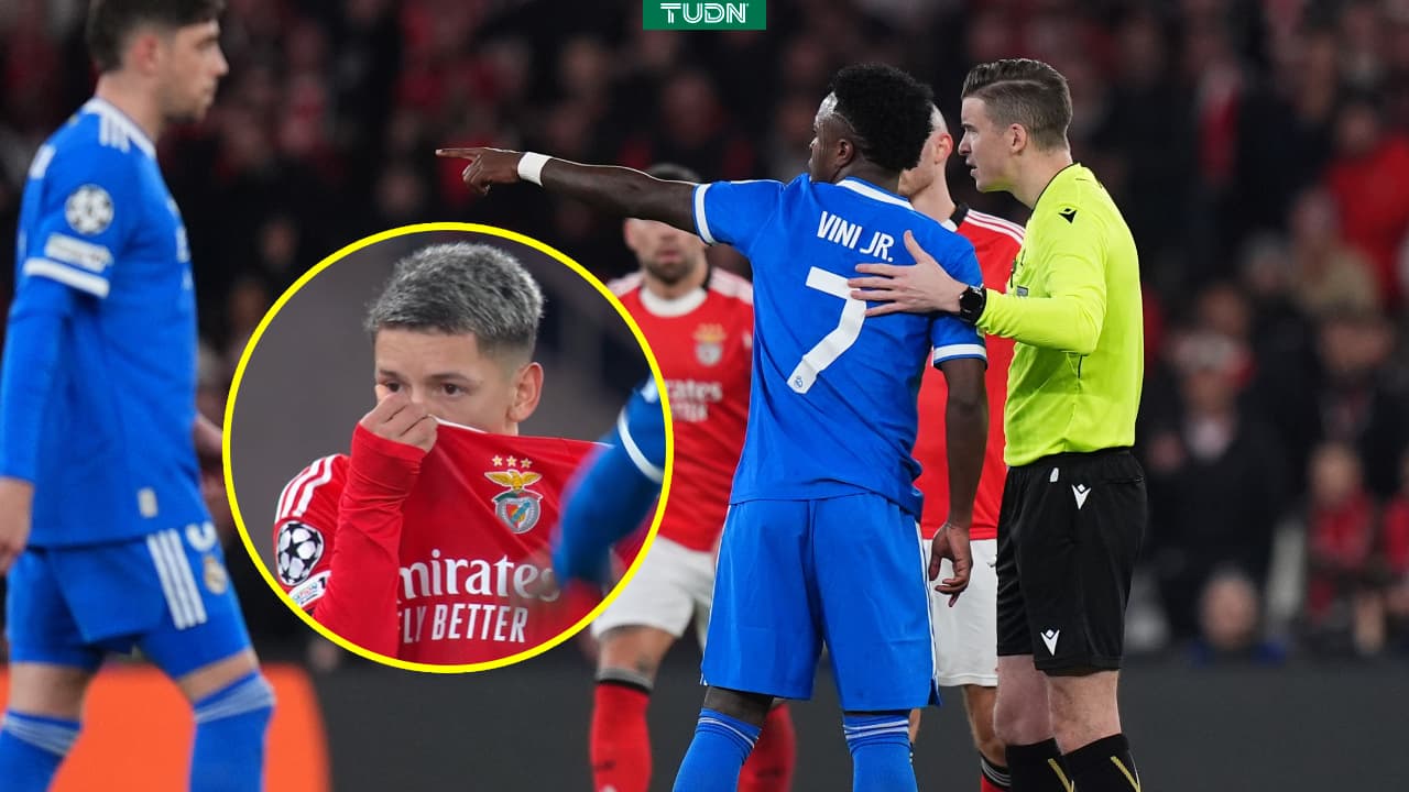 Vinícius protagoniza supuesto caso de racismo en el Benfica vs. Real Madrid
