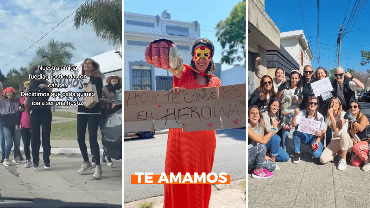 Mujeres apoyan a su amiga con cáncer al hacerle una fiesta por cada quimioterapia