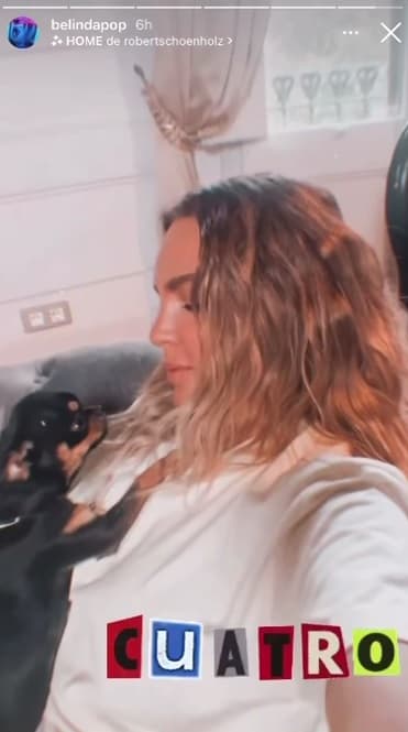 Belinda le tiene mucho cariño a Cuatro y se ha dejado ver en varias ocasiones junto a él, como el pasado 4 de junio.