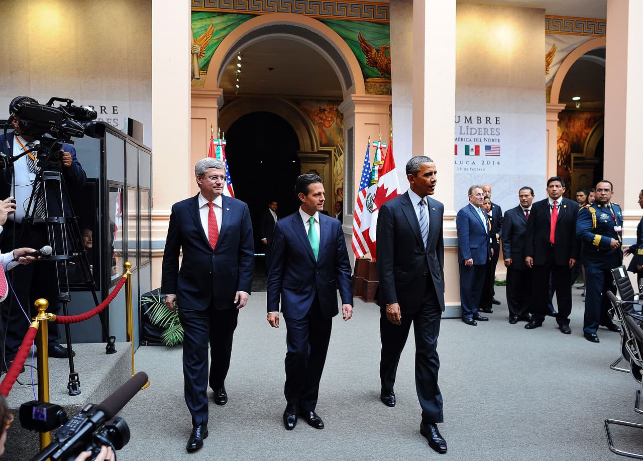 La cumbre de Toluca fue la primera de estas reuniones del mexicano Peña Nieto, quién además fue el anfitrión. Por otro lado fue la última de Stephen Harper, quien estuvo al frente de Canada por nueve años.
<br>
<br>Las primeras cuatro ediciones de la Cumbre de Líderes de América del Norte se habían realizado en años consecutivos, pero las siguientes se distanciaron.