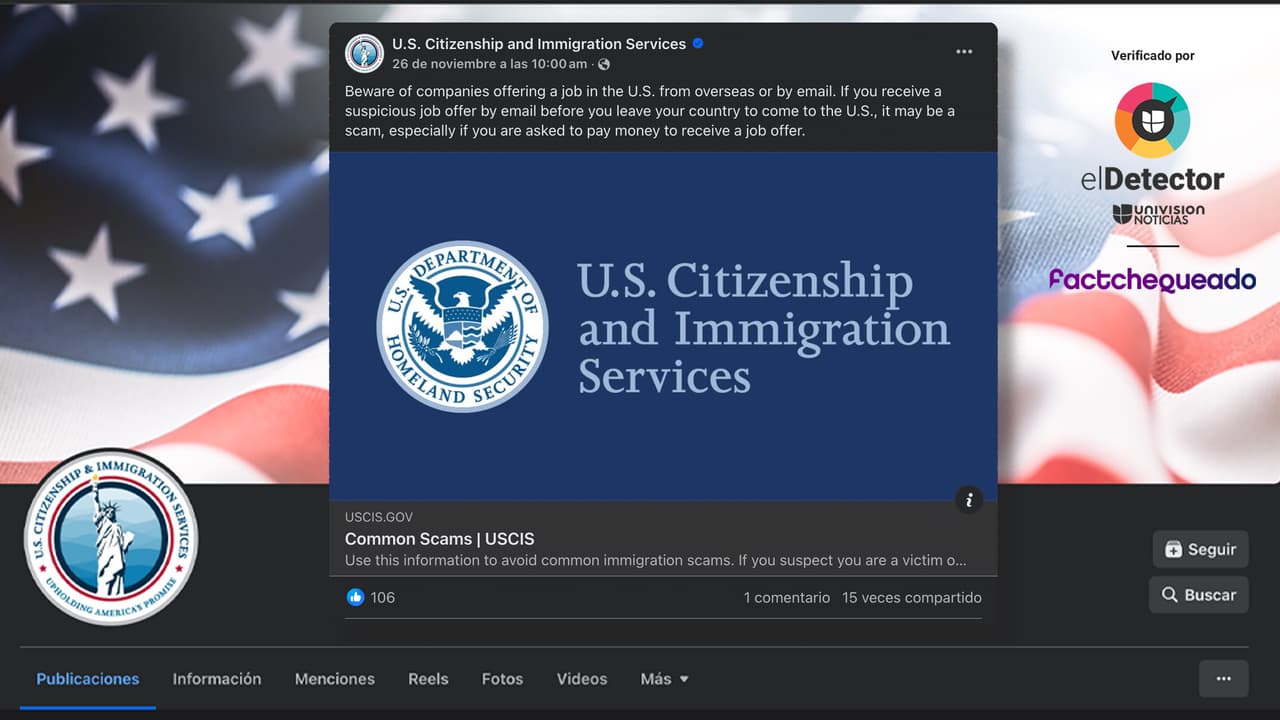 Cuidado con las empresas que supuestamente ofrecen trabajo en EEUU desde el extranjero o por correo electrónico: puede ser una estafa