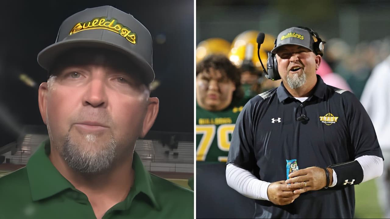 El entrenador de fútbol americano Jeffrey Pribble es detenido por grabar a estudiantes en el vestidor.