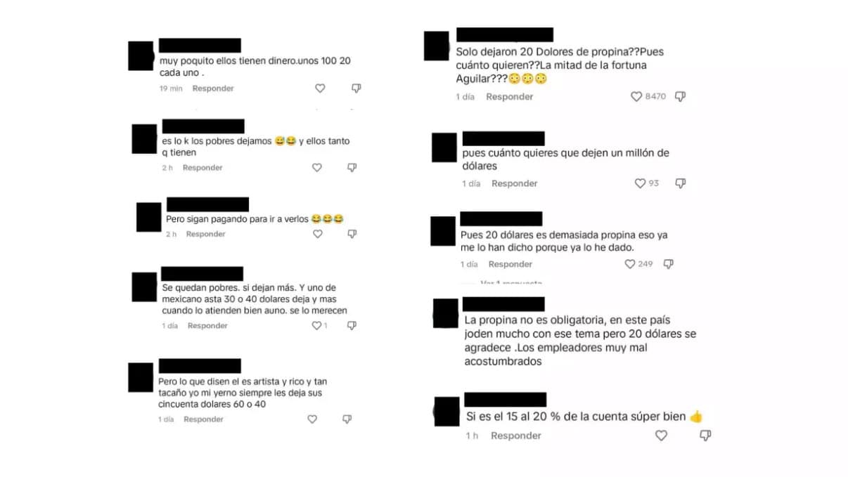 Mensajes con los que criticaron a Pepe Aguilar y su familia.