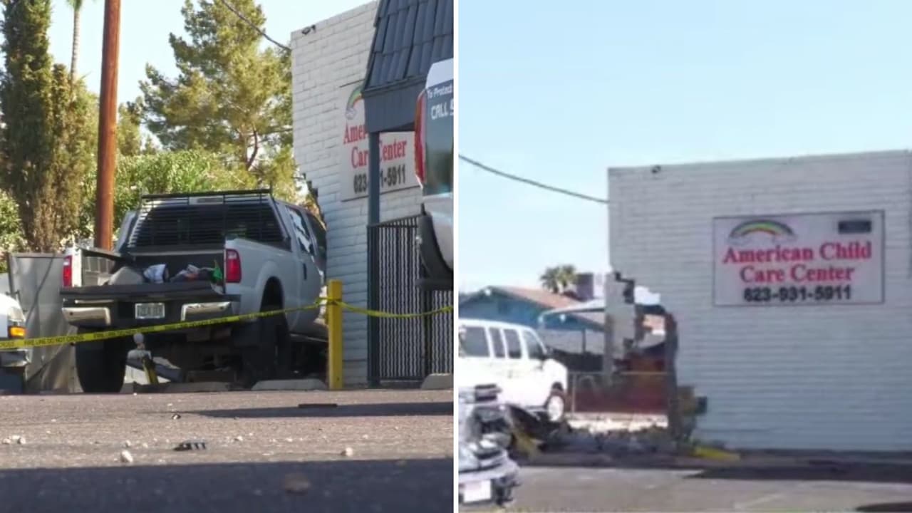 Testigos narran cómo una camioneta se impactó contra una guardería en Glendale