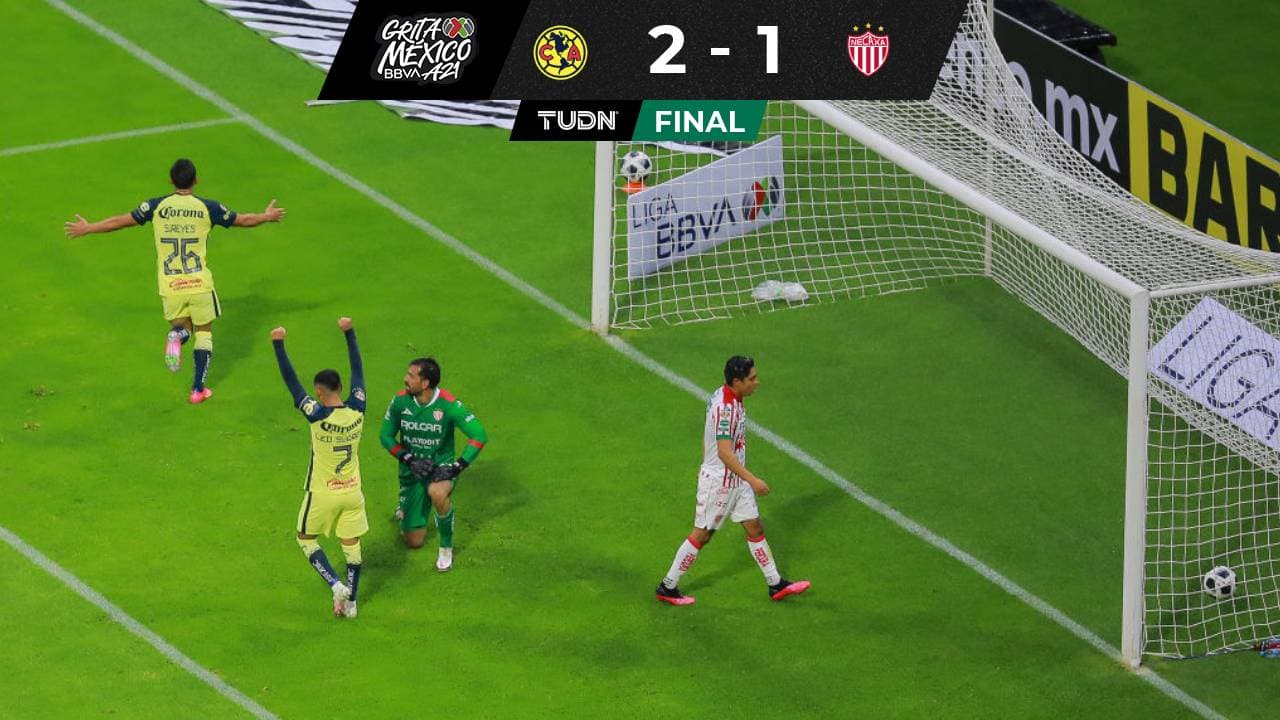 América se impuso al Necaxa gracias, en parte, a la actuación de Óscar Jiménez.
