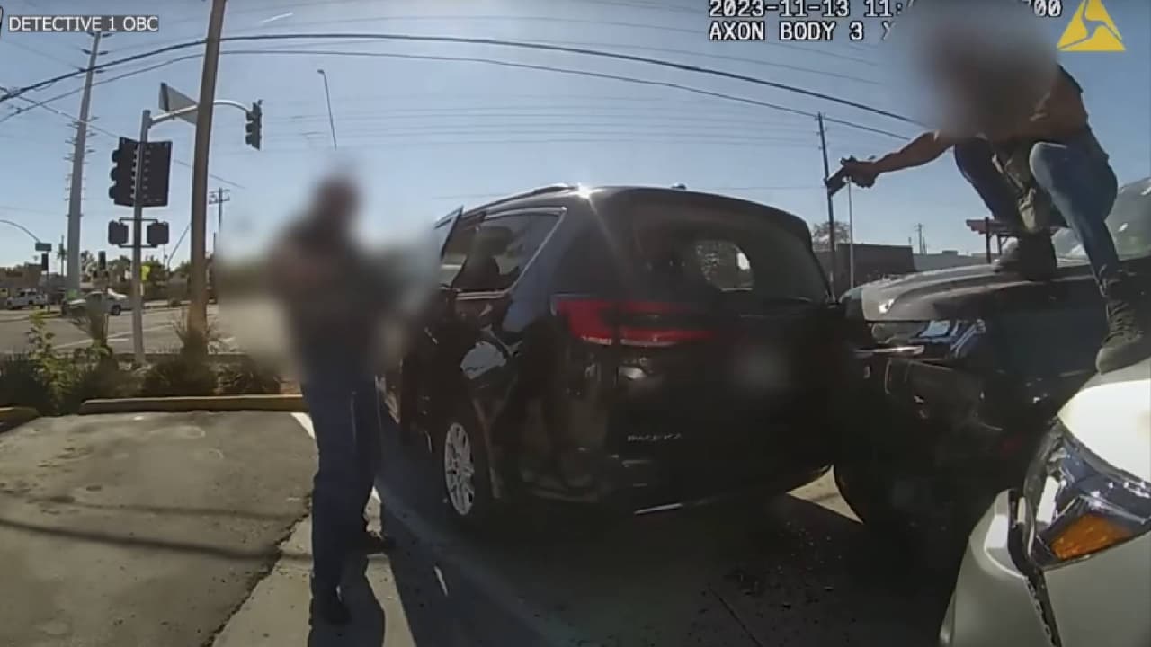 Revelan video de tiroteo entre presunto secuestrador contra la policía de Scottsdale