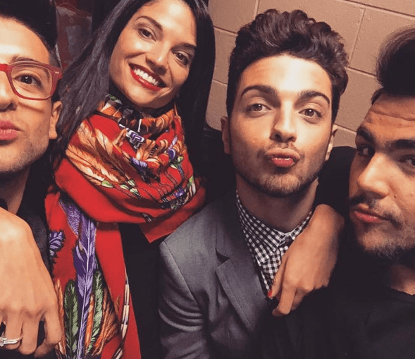 Natalia Jiménez sí que se divirtió con los chicos de IlVolo.