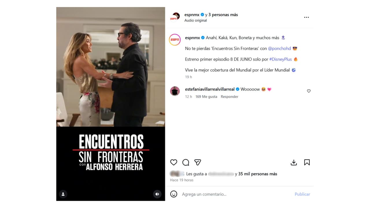 Así fue anunciada la entrevista que Alfonso Herrera le hizo a Anahí.