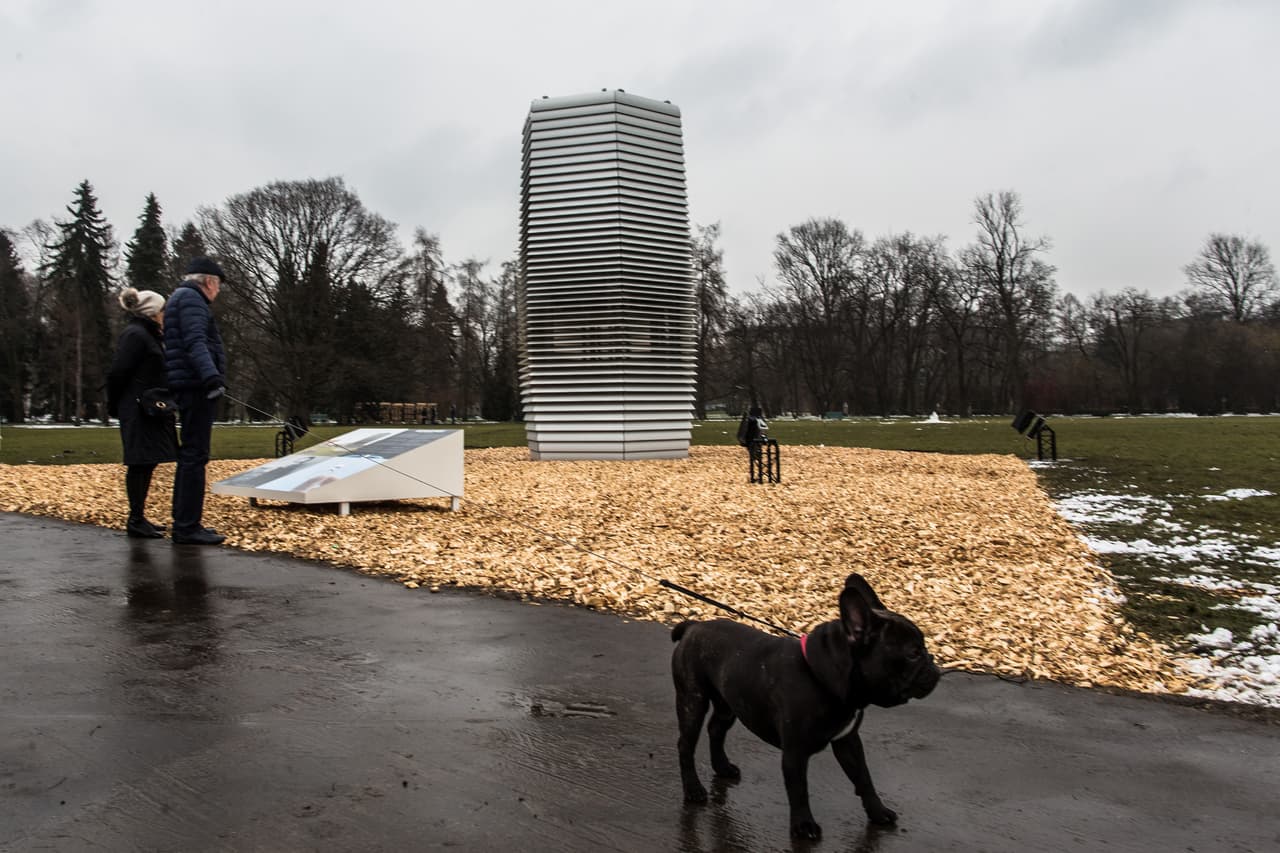 Se trata de un purificador capaz de aspirar hasta 30,000 metros cúbicos de aire contaminado por hora.