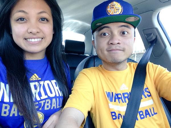 Fans muestran su apoyo a los Warriors