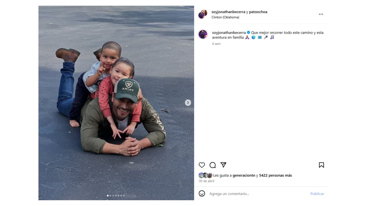 Violeta y Yuan León son los hijos de Jonathan Becerra.