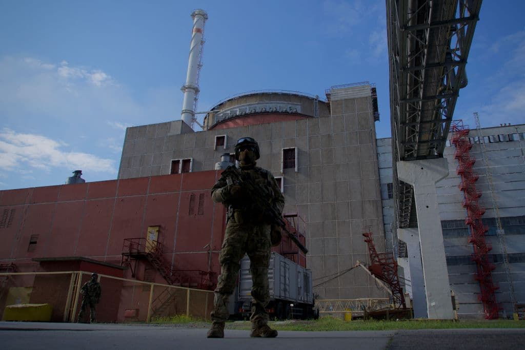 Un dron impacta contra una central nuclear en Ucrania