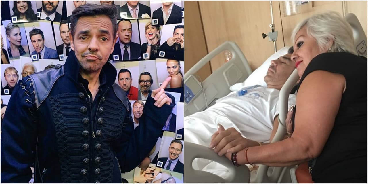 Eugenio Derbez visitó a Adrián Uribe en cuidados intensivos: "Sí, está delicado"