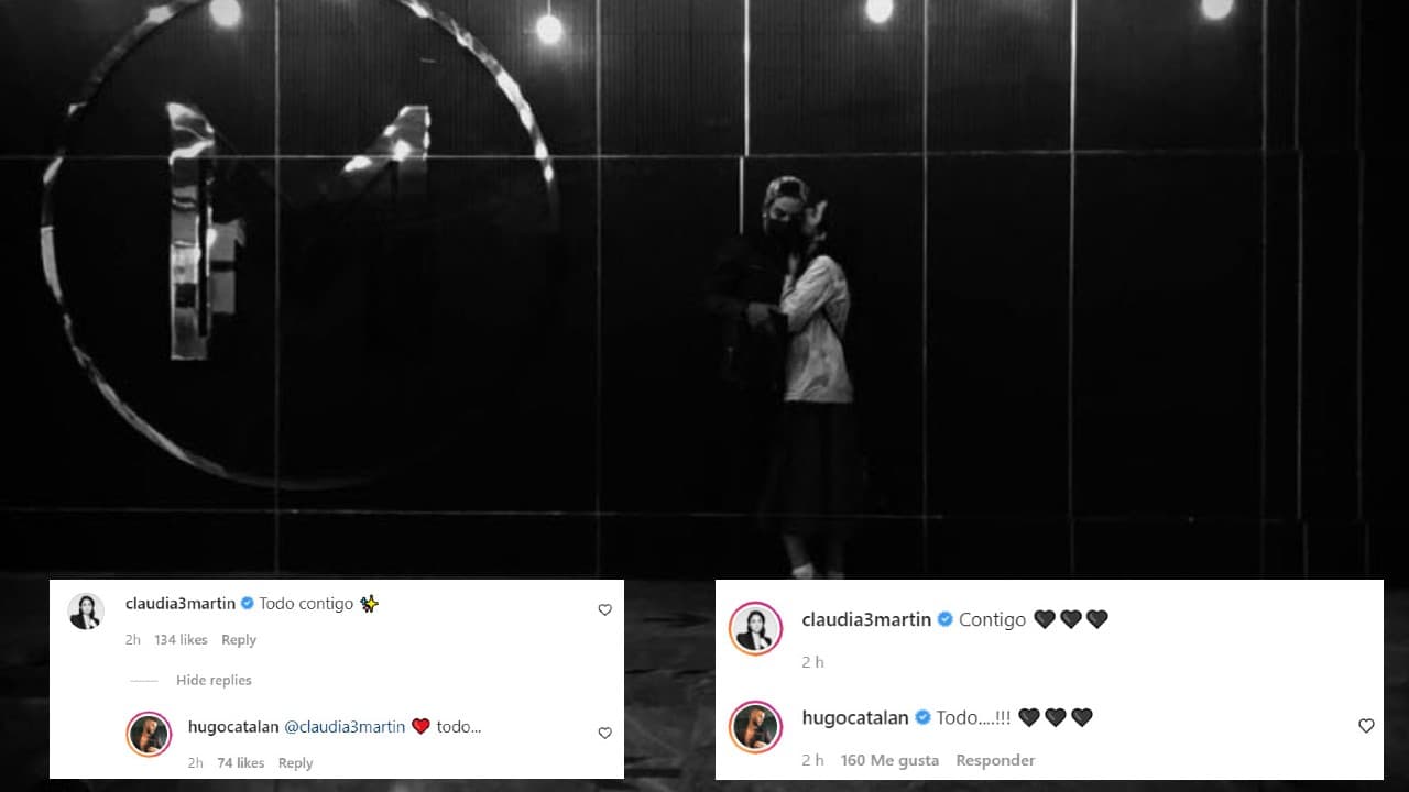 Claudia Martin y Hugo Catalán anuncian su noviazgo en Instagram.
