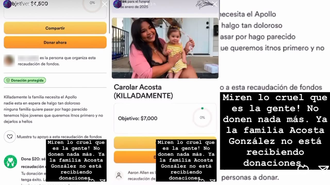 Kathyan, la hermana de Carol Acosta ‘Killadamente’, acusó en Instagram supuestas estafas a través de GoFundMe a nombre de la 'influencer' y su familia.