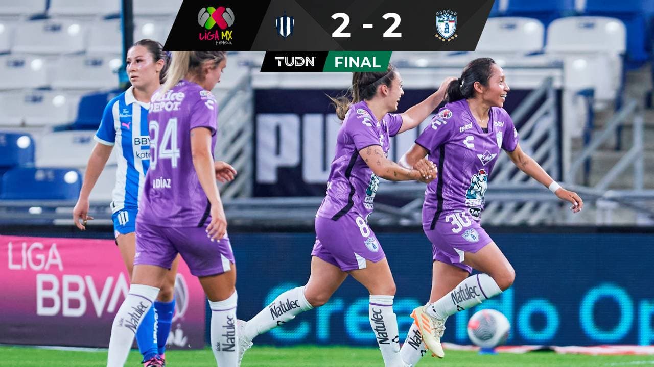 Rayadas empata con dos goles en dos minutos y arrebata a Tuzas el triunfo