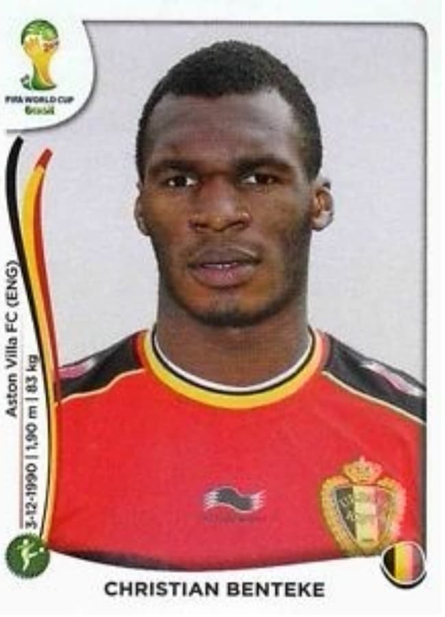 Benteke era uno de los potentes delanteros de Bélgica en 2014, pero para el Mundial de Brasil apenas le alcanzó para llegar al álbum.