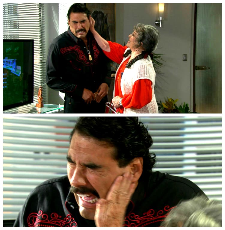 ¡Bien! Lo que necesita es un buen jalón de orejas para que no deje ir a María.