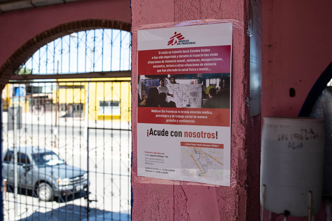Médicos sin Fronteras abrió una clínica en Mexicali en abril. La organización, conocida por su trabajo en zonas de crisis y guerras, eligió esta ciudad por la falta de servicios médicos para migrantes.