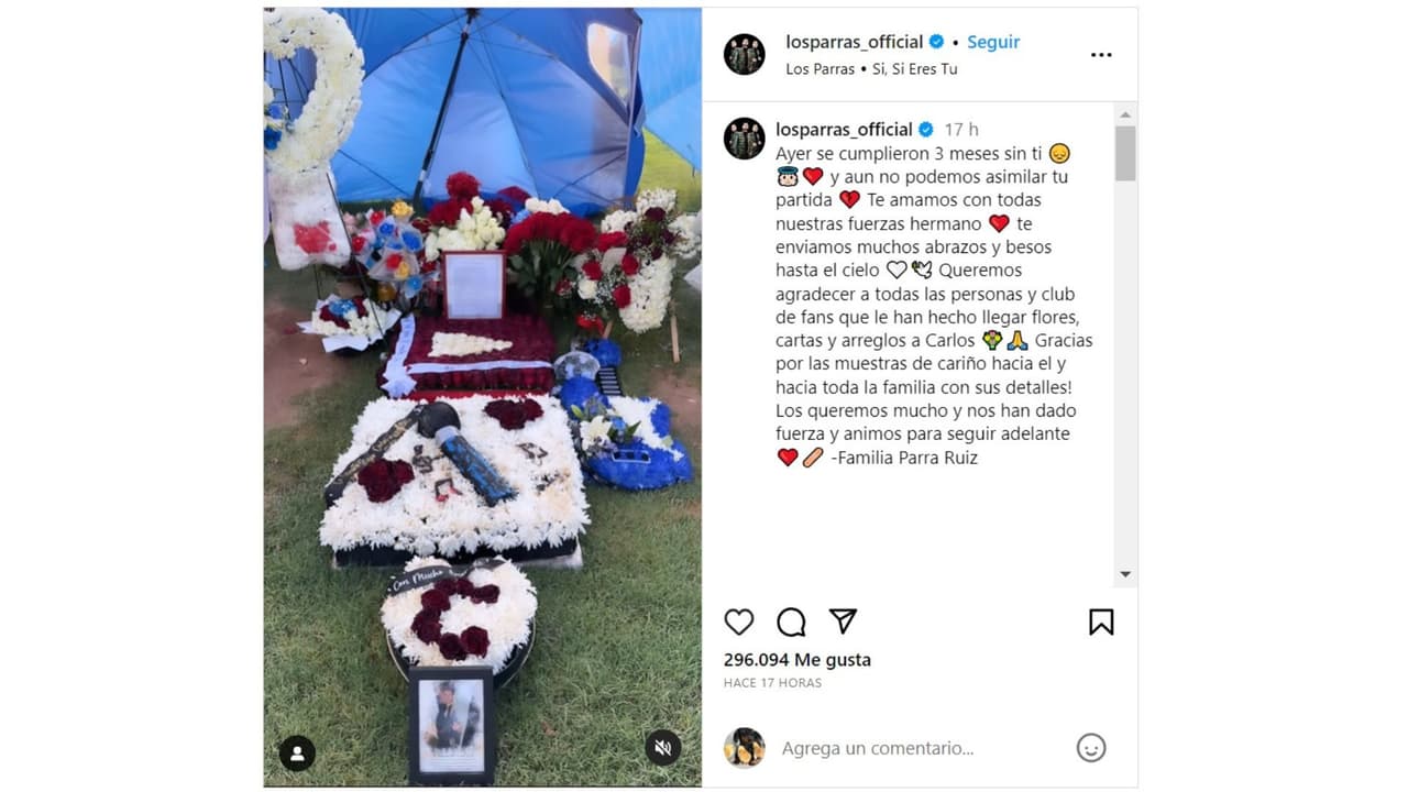 Los Parra recordaron así a Carlos Parra.