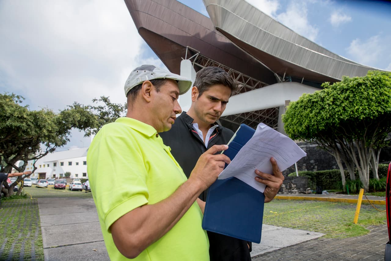 Para grabar la gran escena hubo mucha preparación.