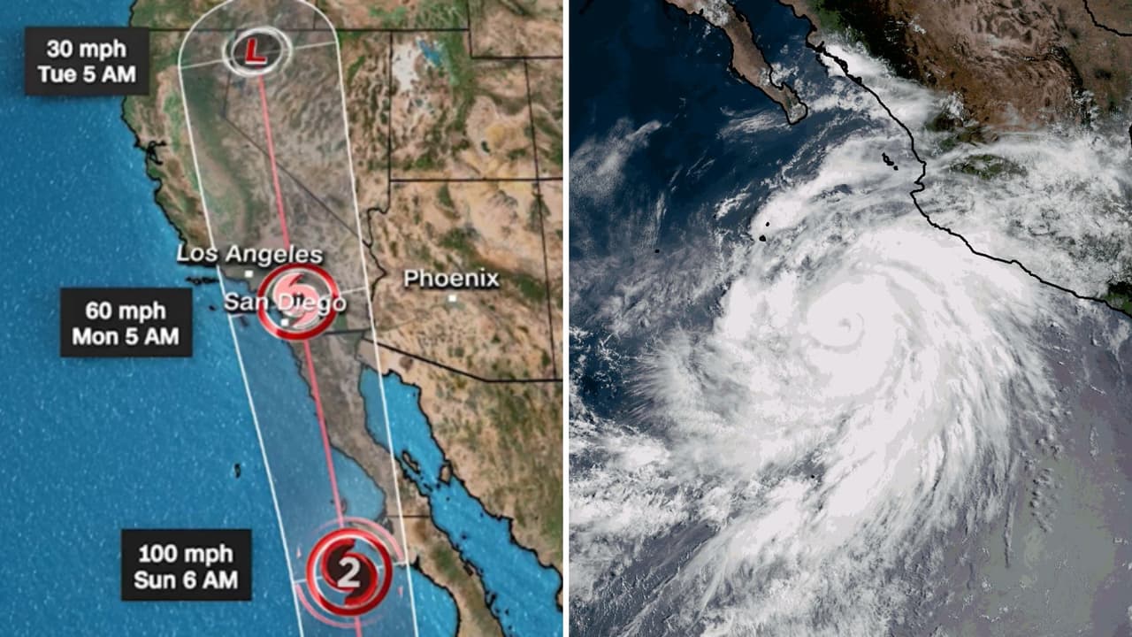Huracán Hilary ya es categoría 4 y amenaza con llegar al norte de California
